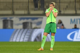 Alexandra Popp gibt nach einer Knöchelblessur Entwarnung. Alexandra Popp gibt nach einer Knöchelblessur Entwarnung.
