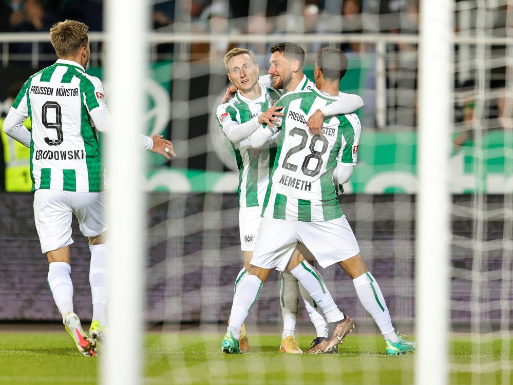 2. Liga: Münster verpasst Sprung auf Platz 15