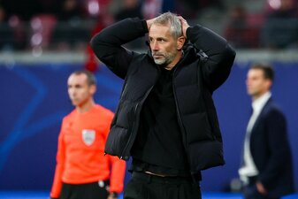 Leipzigs Trainer Marco Rose muss in der Champions League Lösungen finden. Leipzigs Trainer Marco Rose muss in der Champions League Lösungen finden.