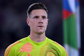 Will noch in dieser Saison wieder spielen: Der verletzte Nationaltorwart Marc-Andre ter Stegen. Will noch in dieser Saison wieder spielen: Der verletzte Nationaltorwart Marc-Andre ter Stegen.