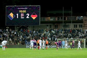 Im Oktober erspielte sich die DFB-Auswahl souverän den Sieg in Zencia. Im Oktober erspielte sich die DFB-Auswahl souverän den Sieg in Zencia.