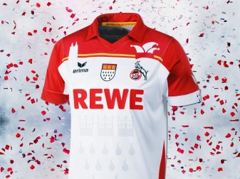 Der 1. FC Köln legt zum vierten Mal ein Karnevalstrikot auf. (Quelle: SID-Images)
<br>© 2016 SID Der 1. FC Köln legt zum vierten Mal ein Karnevalstrikot auf. (Quelle: SID-Images)
<br>© 2016 SID