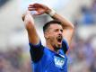 Sandro Wagner verwertet den Ball gern im Strafraum. Foto: Uwe Anspach