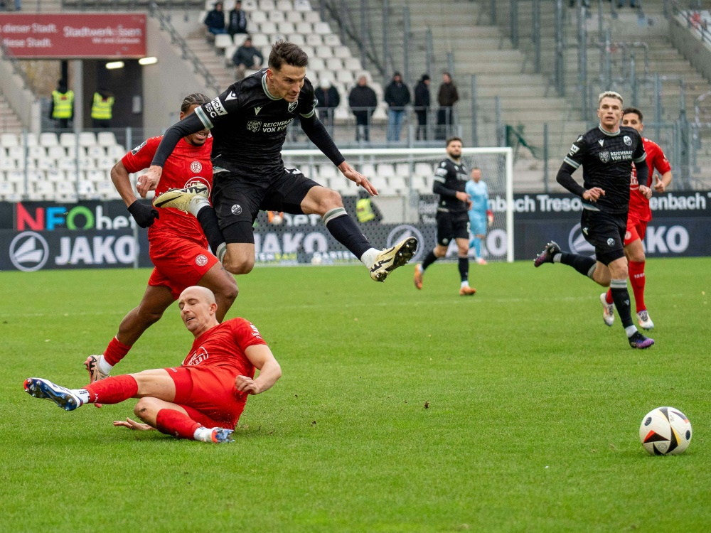 3. Liga: Sandhausen verpasst Rückkehr an die Spitze