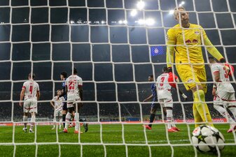 Konnte die erneute Niederlage von RB Leipzig nicht verhindern: Peter Gulacsi Konnte die erneute Niederlage von RB Leipzig nicht verhindern: Peter Gulacsi