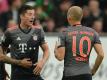 Robert Lewandowski und Arjen Robben sind beim Bayern-Ensemble für die Torgefahr zuständig. Foto: Andreas Gebert