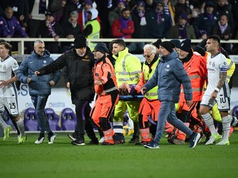 Serie A: Wohl keine akuten Schäden bei Fiorentinas Bove Serie A: Wohl keine akuten Schäden bei Fiorentinas Bove