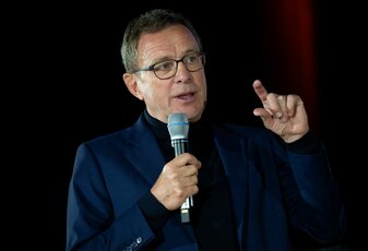 Ralf Rangnick bei der Auszeichnung zum deutschen Fußball-Botschafter 2024. Ralf Rangnick bei der Auszeichnung zum deutschen Fußball-Botschafter 2024.