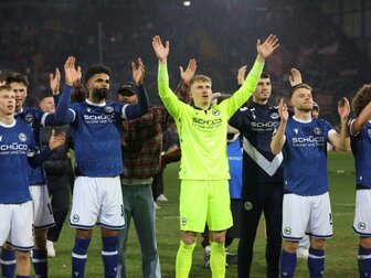 "Unglaublich": Bielefeld feiert seine Pokal-Helden "Unglaublich": Bielefeld feiert seine Pokal-Helden