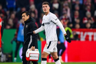 Leverkusens Patrik Schick ist auf dem Wege der Besserung. Leverkusens Patrik Schick ist auf dem Wege der Besserung.