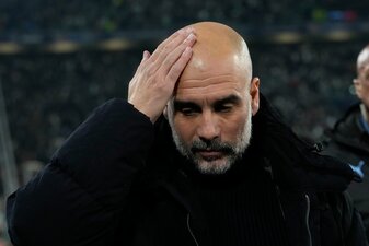 Pep Guardiola hatte auch nach dem Duell mit Juventus Turin keinen Grund zum Jubeln. Pep Guardiola hatte auch nach dem Duell mit Juventus Turin keinen Grund zum Jubeln.
