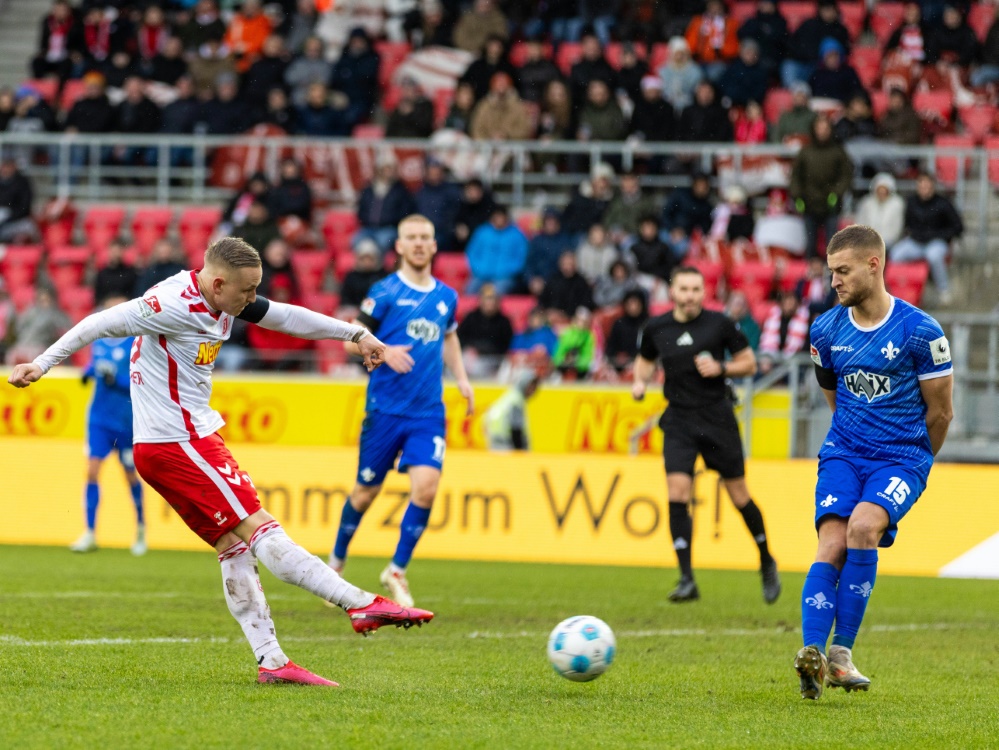 Schlusslicht Regensburg beendet Darmstadts Serie