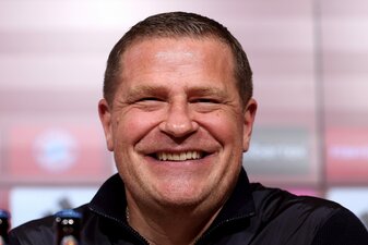 Bayerns Sportvorstand Max Eberl: Holen die Bayern ein Abwehrjuwel aus Spanien an Bord? Foto: Alexander Hassenstein/Getty Images