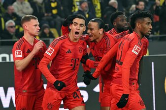 Bei Spielern wie Joshua Kimmich (l), Jamal Musiala (M) und Leroy Sané ist die Bayern-Zukunft offen. Selbiges gilt für Alphonso Davies und Kingsley Coman. Bei Spielern wie Joshua Kimmich (l), Jamal Musiala (M) und Leroy Sané ist die Bayern-Zukunft offen. Selbiges gilt für Alphonso Davies und Kingsley Coman.