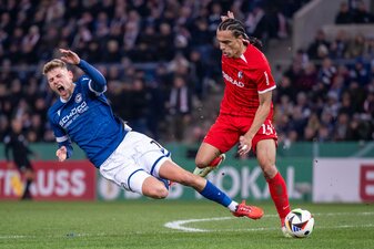 In dieser Saison kam Kiliann Sildillia beim SC Freiburg nicht oft zum Zug. | Foto: Thomas F. Starke/Getty Images In dieser Saison kam Kiliann Sildillia beim SC Freiburg nicht oft zum Zug. | Foto: Thomas F. Starke/Getty Images