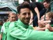 Claudio Pizarro könnte gegen Schalke sein Comeback geben. Foto: Carmen Jaspersen