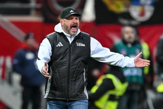 Steffen Baumgart hat seine Premiere mit Union Berlin verloren. Steffen Baumgart hat seine Premiere mit Union Berlin verloren.