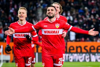 Deniz Undav trifft bei seinem Comeback für den VfB. Deniz Undav trifft bei seinem Comeback für den VfB.