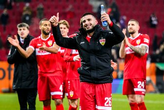 Deniz Undav hat nach seinem Comeback gut lachen. Deniz Undav hat nach seinem Comeback gut lachen.