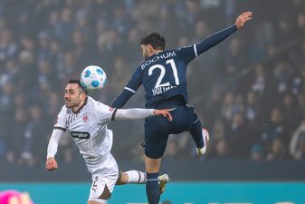 Die Zuschauer im Ruhrstadion sahen Abstiegskampf pur. Die Zuschauer im Ruhrstadion sahen Abstiegskampf pur.