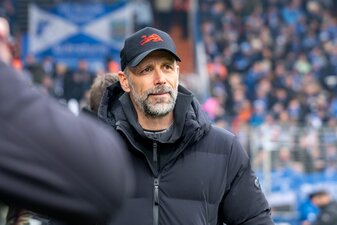 Null Punkte in der Champions League: Leipzigs Trainer Marco Rose will das ändern. Null Punkte in der Champions League: Leipzigs Trainer Marco Rose will das ändern.