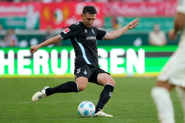 Milos Veljkovic spielt seit 2016 für Werder Bremen. Jetzt kann das Kapitel sich dem Ende nähern. | Foto: Carsten Harz/Getty Images