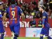 Leo Messi (r.) zeigte gegen den FC Sevilla eine Galavorstellung. Foto: Raul Caro
<br>dpa-infocom GmbH