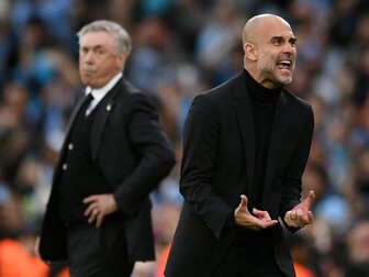Guardiola freut sich auf "Derby" gegen Real Madrid Guardiola freut sich auf "Derby" gegen Real Madrid