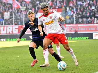 Regensburg sendet Lebenszeichen gegen Hertha Regensburg sendet Lebenszeichen gegen Hertha