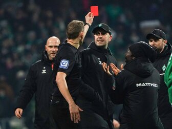 Werner fehlt in München: Werder-Trainer nach Rot gesperrt Werner fehlt in München: Werder-Trainer nach Rot gesperrt