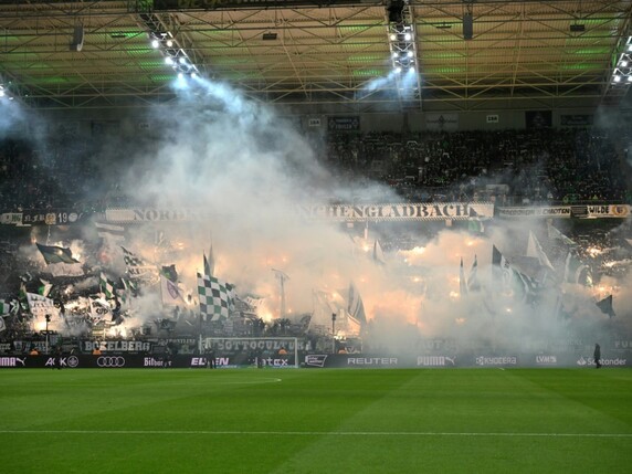 Pyro: Mönchengladbach muss 101.000 Euro zahlen