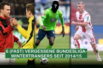 Zeit für einen Rückblick auf sechs (fast) vergessene Buli-Wintertransfers. Fotos: Bongarts/Getty Images & Getty Images. Edit: Fussballeck. Zeit für einen Rückblick auf sechs (fast) vergessene Buli-Wintertransfers. Fotos: Bongarts/Getty Images & Getty Images. Edit: Fussballeck.