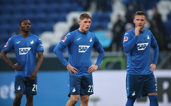 Herbe Pleite gegen Union Berlin: Kriselnde TSG ratlos. Foto: Alex Grimm/Getty Images Herbe Pleite gegen Union Berlin: Kriselnde TSG ratlos. Foto: Alex Grimm/Getty Images