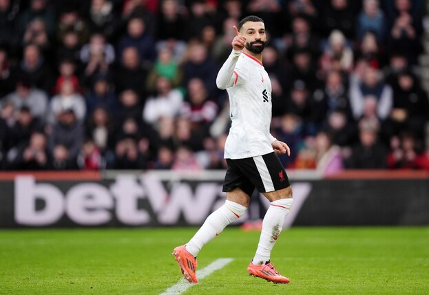 Top-Torjäger Mohamed Salah traf beim knappen Sieg des FC Liverpool.