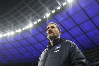 Cristian Fiél übernahm den Posten als Trainer von Hertha BSC im Sommer vor Saisonbeginn. | Foto: Maja Hitij/Getty Images Cristian Fiél übernahm den Posten als Trainer von Hertha BSC im Sommer vor Saisonbeginn. | Foto: Maja Hitij/Getty Images