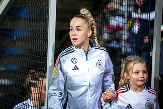 Neue Kapitänin: Giulia Gwinn. Neue Kapitänin: Giulia Gwinn.