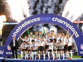 SheBelieves Cup: Japanerinnen beenden US-Serie SheBelieves Cup: Japanerinnen beenden US-Serie
