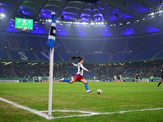 Rekord: Mehr als 48.000 Fans beim Nordderby im Frauen-Pokal Rekord: Mehr als 48.000 Fans beim Nordderby im Frauen-Pokal