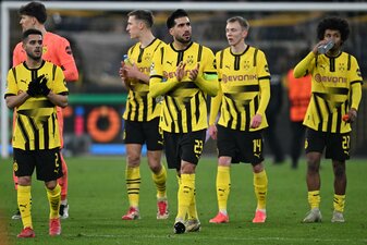 Kapitän Emre Can (M) fand nach dem Spiel deutliche Worte. Kapitän Emre Can (M) fand nach dem Spiel deutliche Worte.