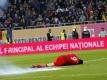 Robert Lewandowski musste gegen Rumänien behandelt werden. Foto: Robert Ghement