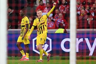 Maximilian Beier bejubelt sein Traumtor. Maximilian Beier bejubelt sein Traumtor.