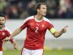 Arjen Robben (r.) schoss die Niederlande in Führung und wurde zur Halbeit angeschlagen ausgewechselt. Foto: Jerry Lampen