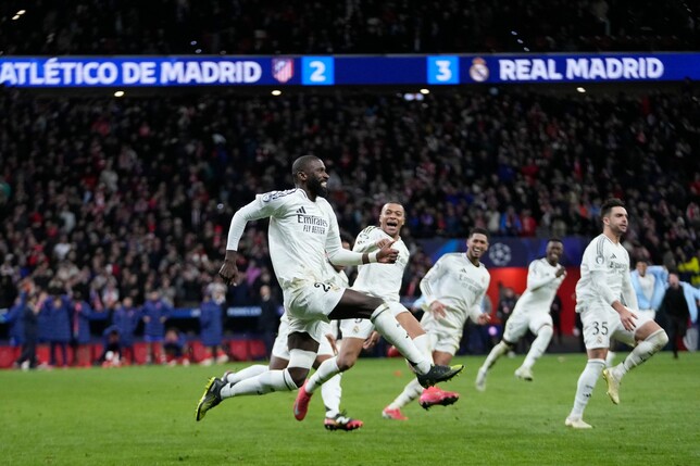 Antonio Rüdiger traf den entscheidenden Elfmeter für Real Madrid. 