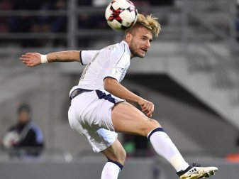Der Italiener Ciro Immobile spielt nun für Lazio Rom. Foto: Gian Ehrenzeller
<br>dpa-infocom GmbH Der Italiener Ciro Immobile spielt nun für Lazio Rom. Foto: Gian Ehrenzeller
<br>dpa-infocom GmbH