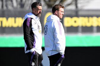 Julian Nagelsmann hat schon die WM-Auslosung im Blick.  Julian Nagelsmann hat schon die WM-Auslosung im Blick.
