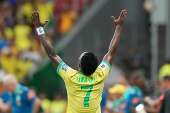 Vinicius Junior markierte den entscheidenden Treffer. Vinicius Junior markierte den entscheidenden Treffer.