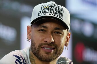 Brasiliens Fußball-Star Neymar. Brasiliens Fußball-Star Neymar.