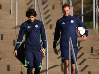 Atsuto Uchida trainiert wieder mit der Mannschaft. Foto: Ina Fassbender Atsuto Uchida trainiert wieder mit der Mannschaft. Foto: Ina Fassbender