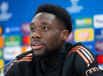 Alphonso Davies war mit Kanadas Nationalteam im Einsatz.