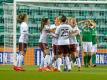 Bayerns Frauen wollen den Viertelfinaleinzug klar machen (Quelle: PIXATHLON/SID)
<br>© 2016 SID